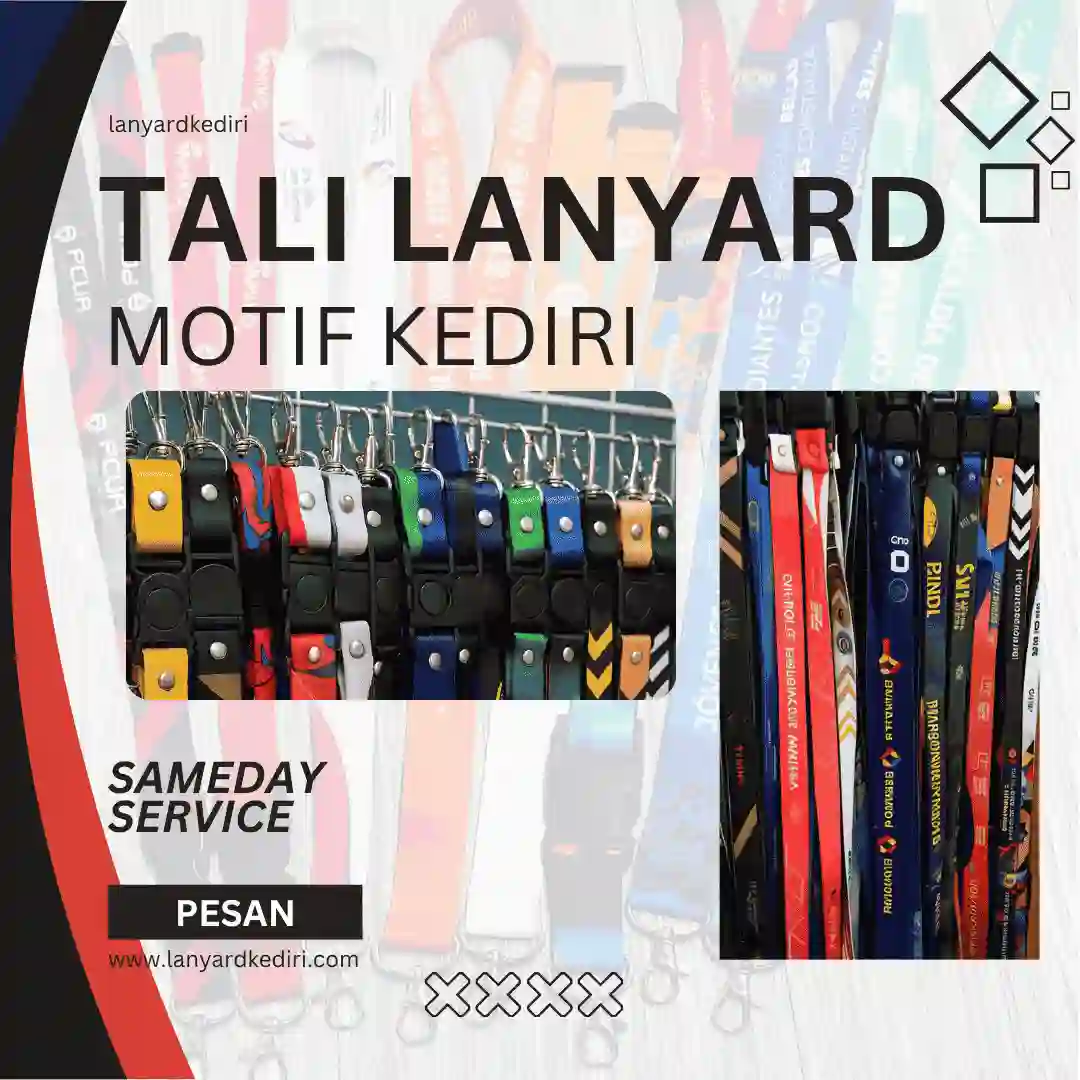 Tali Lanyard Motif Custom Kediri